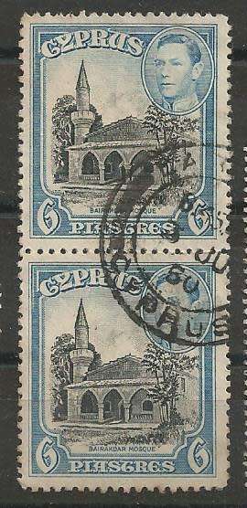CYPRUS - KGVI - 6D - FU PAIR