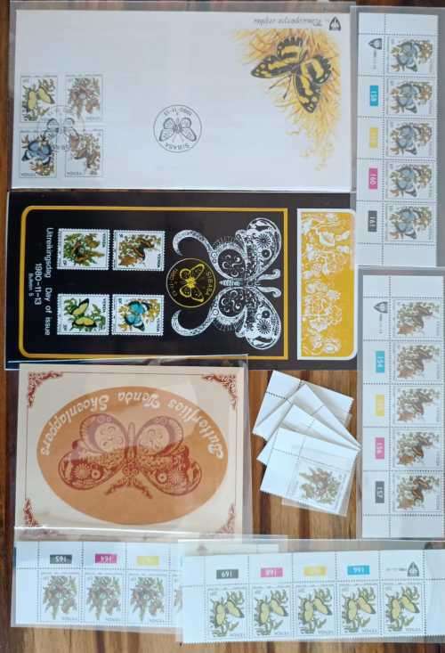 VENDA SACC 34 - 37 - UM SET OF SINGLES, FDC 1.5, COLLECTORS SHEET 1.5a, BULLETIN 5 AND CONTROLS