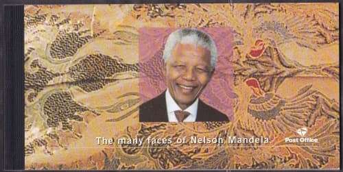RSA - THE MANY FACES OF NELSON MANDELA, SOUVENIR BOOKLET - FINE U/M!!!!!