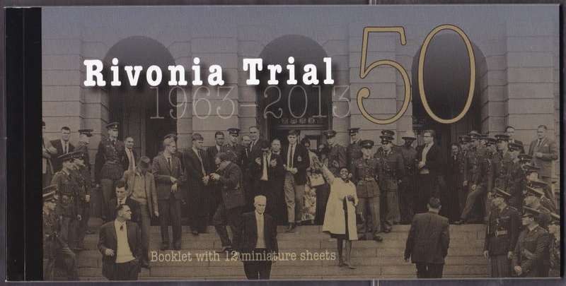 RSA - 50TH ANNI RIVONIA TRIAL 1963-2013, SOUVENIR BOOKLET - FINE AS NEW!!!!!