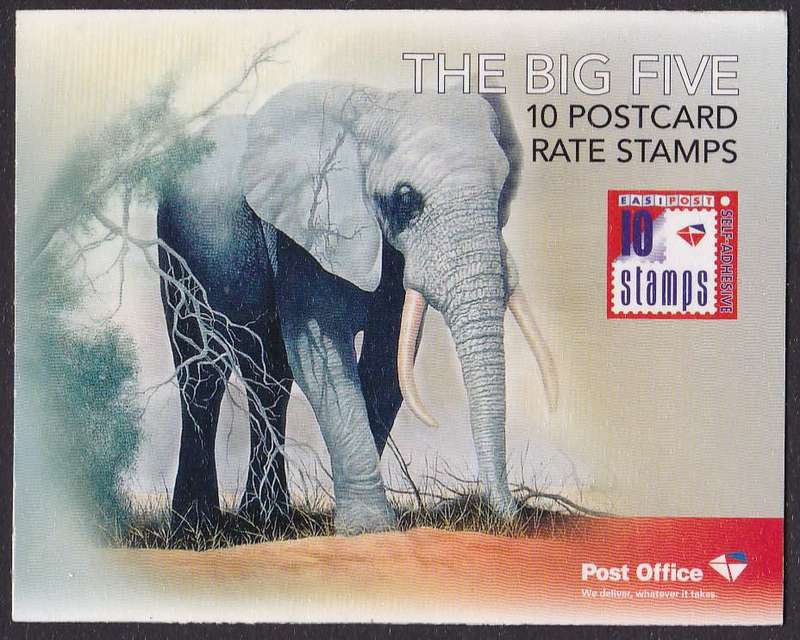 RSA - THE BIG FIVE BOOKLET (ELEPHANT), DATED: 2010/05/05, FINE U/M - FACE VALUE:R121 - CV:R350!!!!!