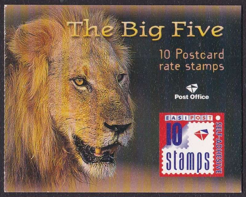 RSA - THE BIG FIVE BOOKLET (LION), DATED: 2003/10/12 - FINE U/M!!!!!