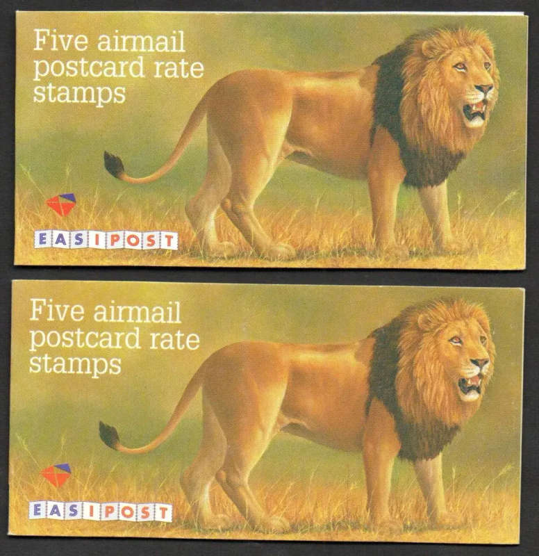 RSA 1996 BIG FIVE BOOKLET NO 19 (X2). AS PER SCANS. CV R400. NICE ITEMS.
