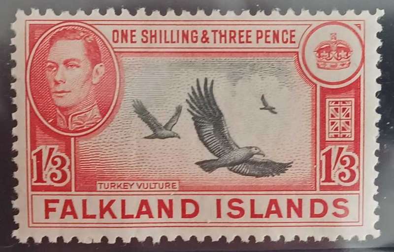 FALKLAND ISLAND - 1938 - KGVI 1/3 - FLMM