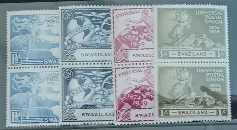 SWAZILAND UPU MINT SET IN PAIRS