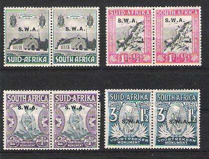 Voortrekker Memorial Fund - SACC 119 - 122 - Mounte Mint - CV R230