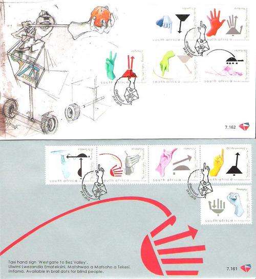 FDC 7.161 AND 7.162 - Taxi Hand signs - Mint