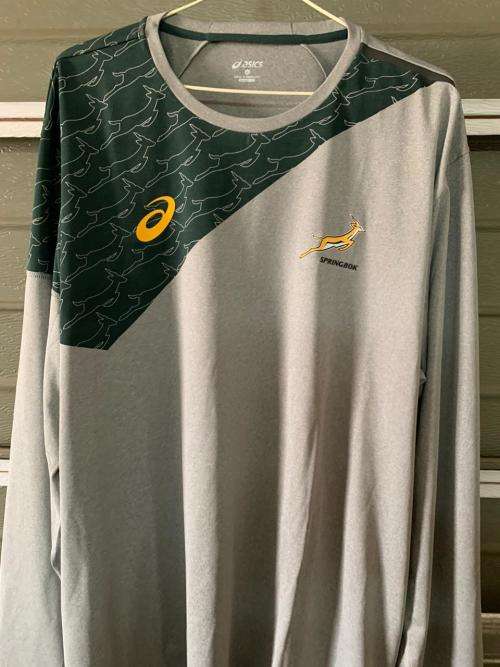 Springbok Player Issue. training long sleeve. XXXL.