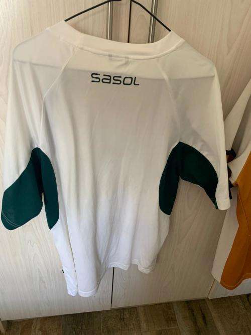 springbok player issue gym shirt. XL
