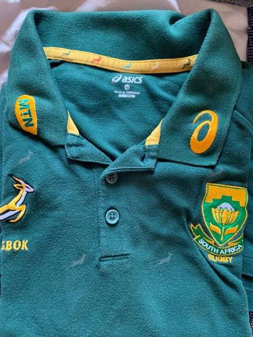 Springbok Player Issue Golf Shirt.