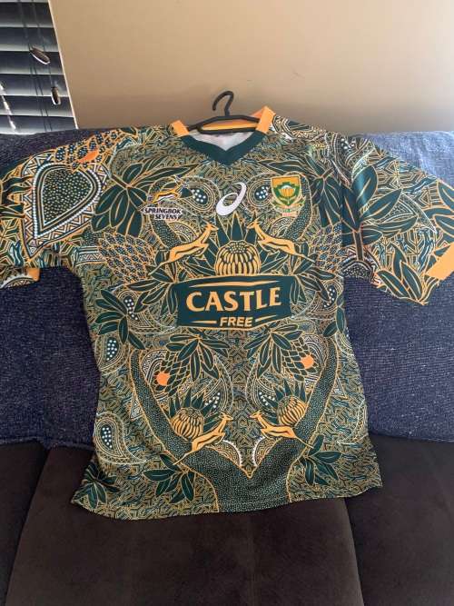 Mandela centenary special 7s jersey. asics replica xxxl