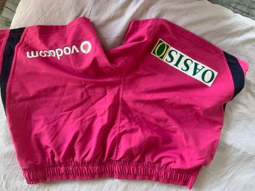 bulls pink match worn shorts. 3xl
