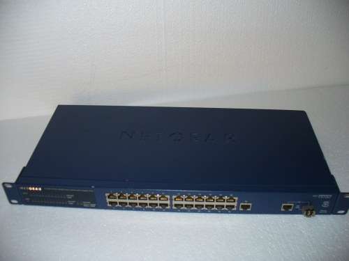 NETGEAR ProSafe 24 Port 10/100 Switch w/2 Gigabit ports