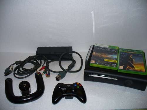 12GB XBOX3 60 w/Accessories and 2 games