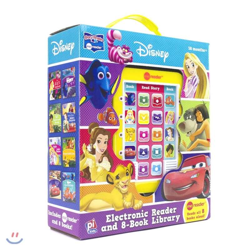 PI Disney Electronic Readers and 8 Book Library