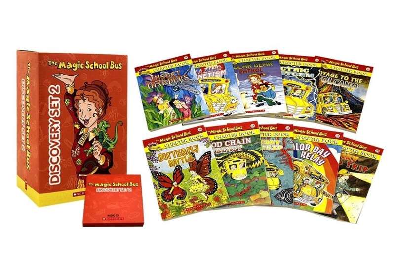 Magic School Bus Discovery Set 2 | 10 Books & 12 Cd's