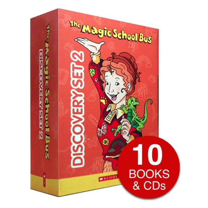Magic School Bus Discovery Set 2 | 10 Books & 12 Cd's
