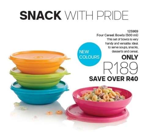 Tupperware Cereal Bowls