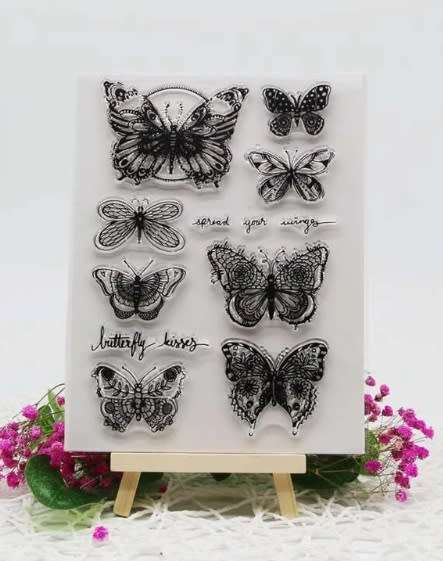 De-stash - Clear Stamp - Mariposa