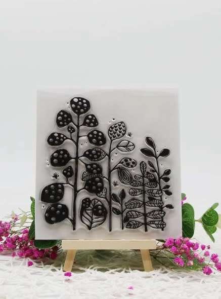 De-Stash - Clear Stamp - Flower Field