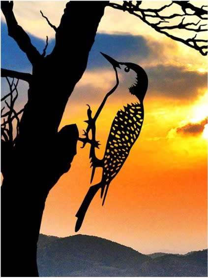 Garden Decor - Bird Tree Stake