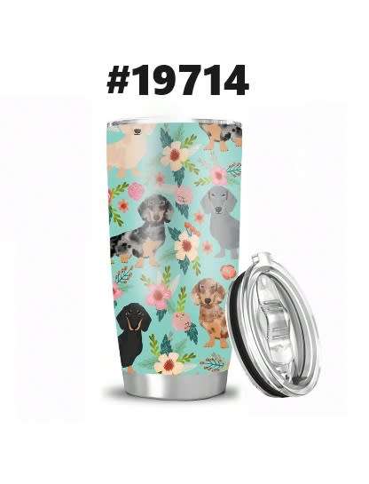 Tumbler - Stainless Steel - Dachshund