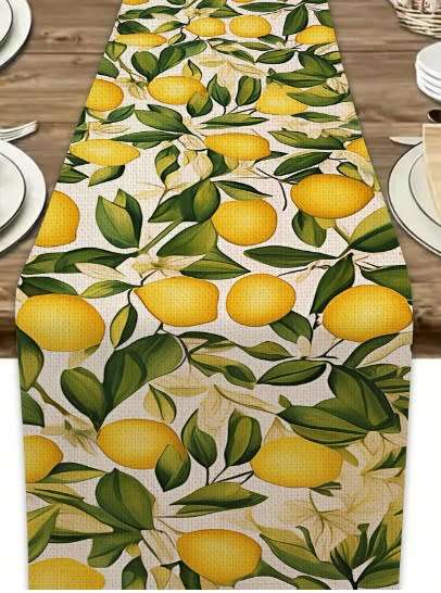 Table Runner - Summer Lemons