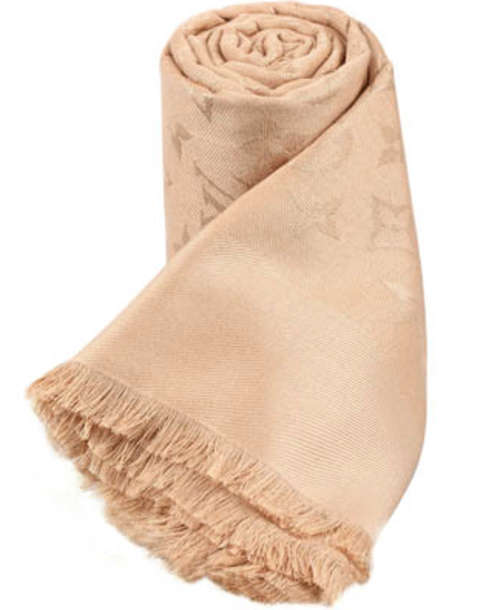 LOUIS VUITTON MONOGRAM SHAWL DUNE SCARF Dune