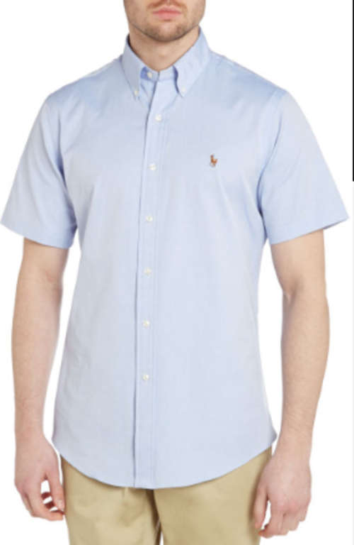 Luxury Men's Short Sleeve Dressing Shirt For Sale/Polo Ralph Lauren