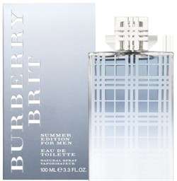 MEN'S BURBERRY BRIT SUMMER EDITION FOR MEN 3.3 OZ EAU DE TOILETTE SPRAY BY BURBERRY