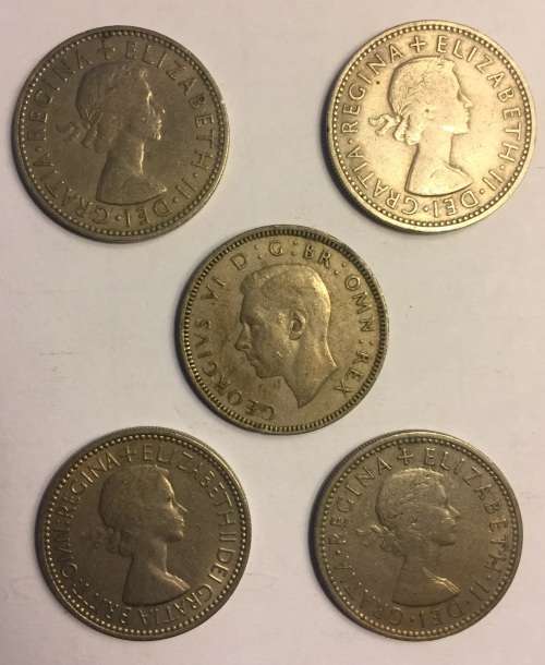 UK Shilling *Good Condition* x 5