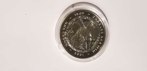 1 Crown Elizabeth II Charles Darwin