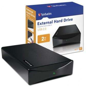 VERBATIM 2TB External USB 2.0 Hard Drive ** TECHNOLOGY YOU CAN TRUST**