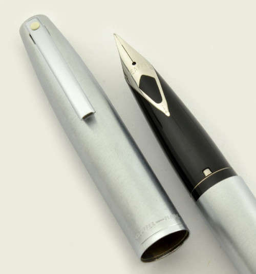 Sheaffer Triumph Fountain Pen - Model 444 Brushed Chrome