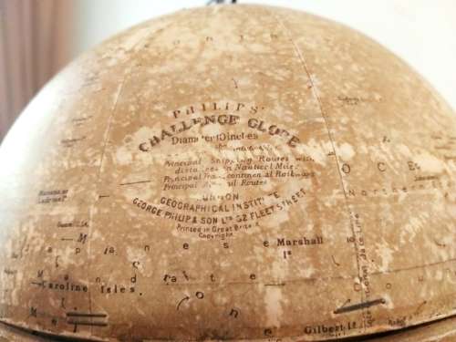 Philip's Challenge Globe 13.5 inch diameter1920s