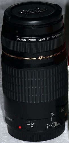 Canon EF 75-300mm lens f/4.0-5.6