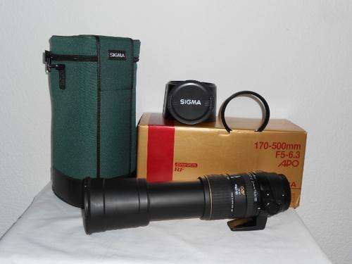 Sigma 170-500mm 1:5 - 6.3 APO lens
