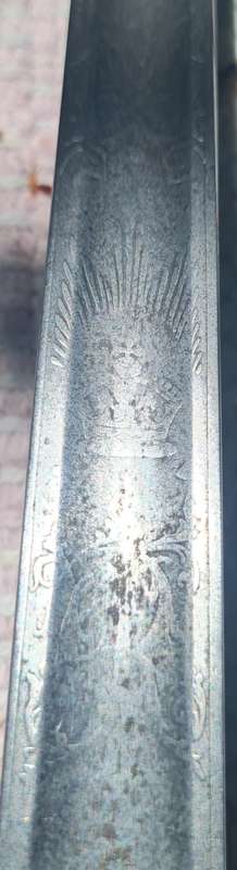 Victorian gothic hilted British Infantry Officers sword 1822 pattern