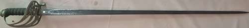Victorian gothic hilted British Infantry Officers sword 1822 pattern
