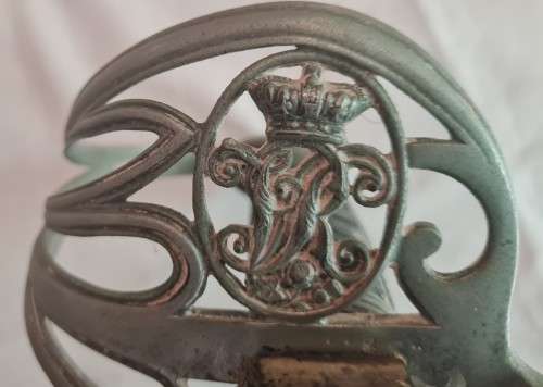 Victorian gothic hilted British Infantry Officers sword 1822 pattern