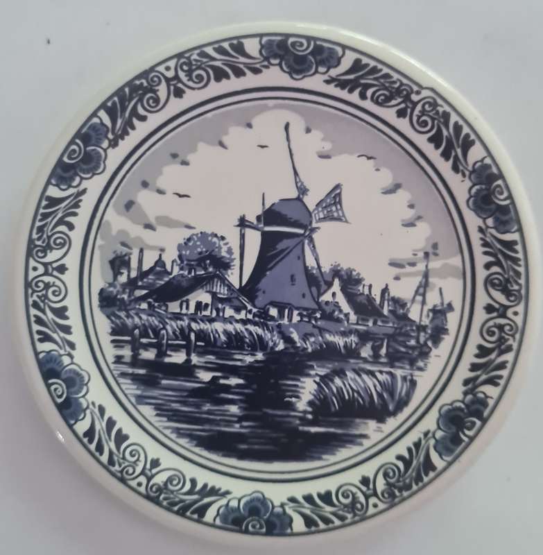 OUDE MOLEN FABRIEK B.V. DELFT MINI PLATE Windmill