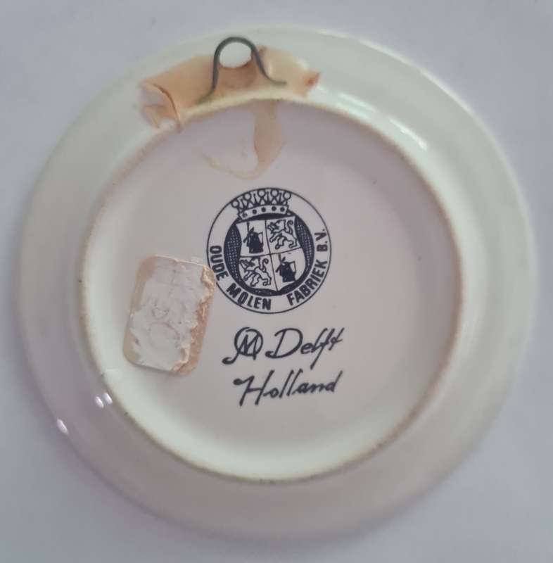 OUDE MOLEN FABRIEK B.V. DELFT MINI PLATE Windmill
