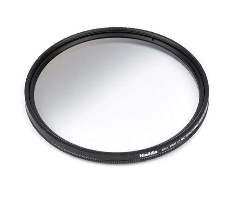 Haida 72mm Slim Pro II Soft-Edge Graduated ND 0.9 Filter (3-Stop). In original box.