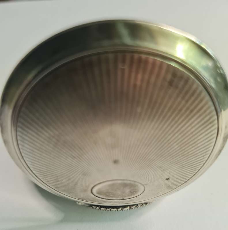 Tegra sterling silver casing pocket watch