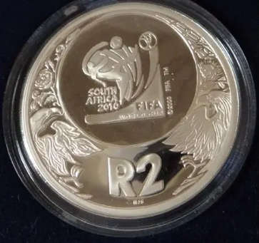 RSA Proof Silver R2 Crown of 2006  FIFA World Cup