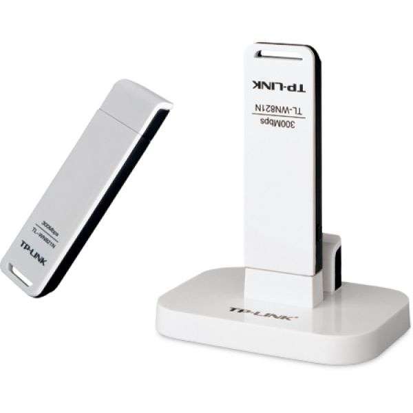 TP-Link TL-WN821NC 300Mbps Wireless N USB Adaptor + USB Cradle TL-WN821NC