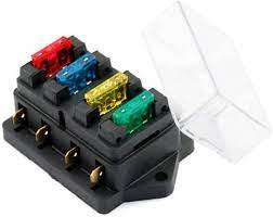 4Way Car Blade Fuse Box with Fuses  LOW SHIPPING FEES!!!