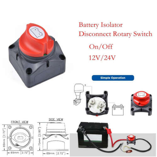 300A 12/24v 2 Position Battery Disconnect Switch  LOW SHIPPING FEES!!!