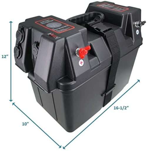 Portable Battery Box with Power Accessories LOW SHIPPING FEES!!!