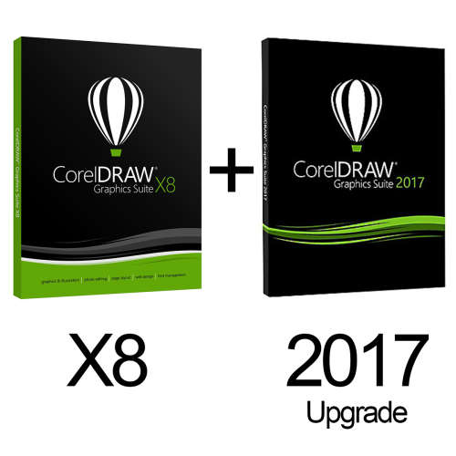 CorelDRAW X8 Full + CorelDRAW 2017 Upgrade License
